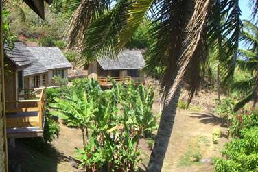 Les bungalows a flanc de colline