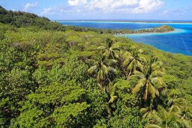 Vue depuis le Mont Otemanu !