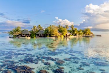 Un motu priv en plein coeur du lagon