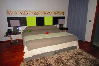 La chambre de la villa