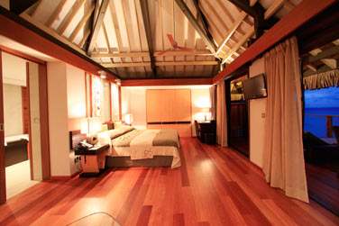 La dcoration intrieure du bungalow pilotis