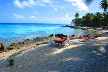 Et la vue sur le lagon