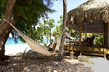 Une petite sieste  l'ombre des cocotiers...