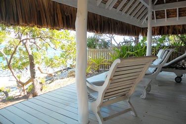 La terrasse des bungalows