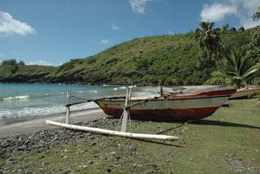 et ses petites plages sauvages...