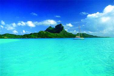 Bora Bora, son lagon turquoise