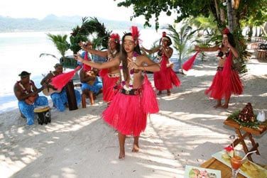 Spectacle de danse polynsienne...