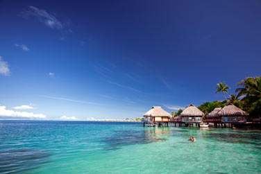 Les bungalows sur pilotis... Un vrai petit paradis sur l'eau