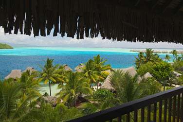 La vue depuis le balcon d'une chambre ocan