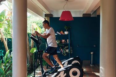 Possibilit de faire du vlo elliptique  l'extrieur