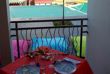 Avec vue sur la baie...