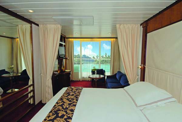 Suite Vranda B
 Cabine 23m2
 Vranda 5m2
 Service de Majordome