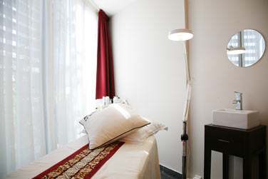 Au sein du spa de l'htel ...