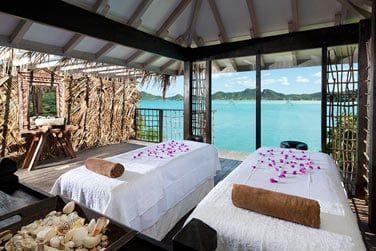 Faites-vous masser face  la mer...