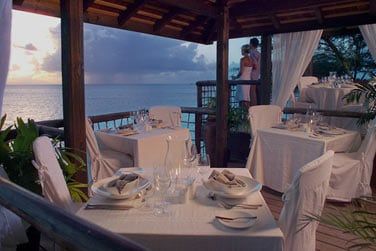 Restaurant Sheer Rocks, une atmosphre 100% romantique