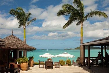Une vue sublime depuis la terrasse du Cocobay