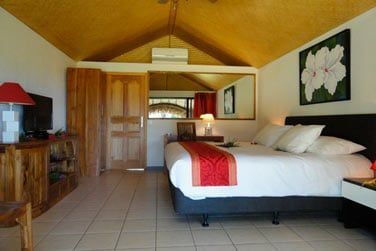 Dcoration du bungalow suprieur vue lagon