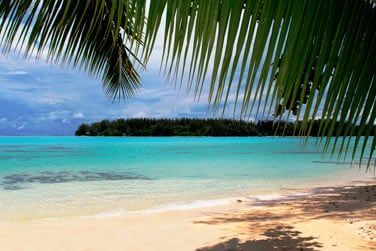 Sur la cte Ouest de Moorea...