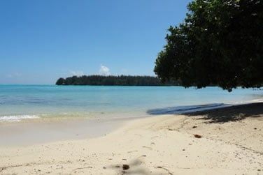 Sur les bords de cette superbe plage...