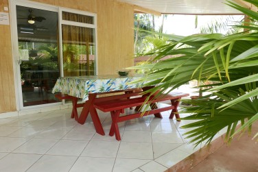 Pension Fare Ara - Studio climatis� - Terrasse