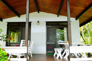 Pension Sunset Beach - Bungalow - Terrasse