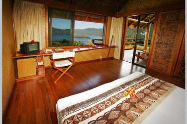 et une dcoration typique Polynsienne