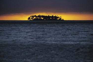 Au coucher de soleil ..