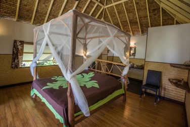 Bora Bora - Pension Alice & Raphael - Bungalow - Lit