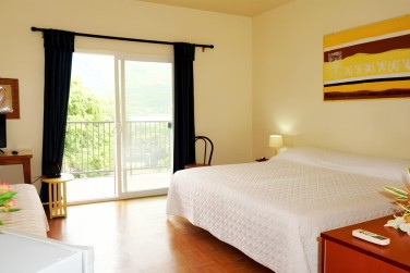 Nuku Hiva - Pension He'e Tai Inn - Chambre Jardin Climatis�
