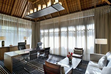 L'espace salon de la Villa