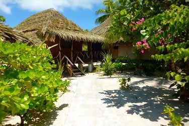 Une architecture polynsienne traditionnelle