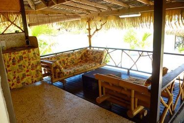 La terrasse des bungalows