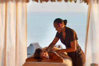 Un massage en plein air?