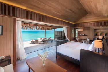 Voici les villas pilotis avec piscine