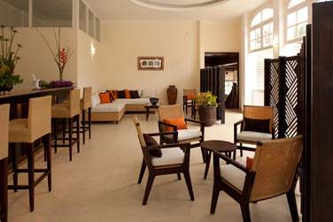 Le bar/restaurant de l'htel Archipel