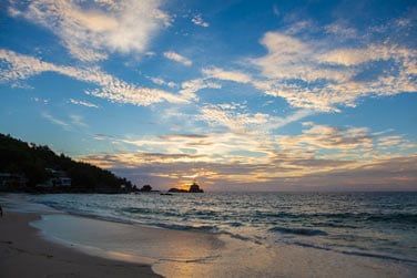 Profitez des superbes couchers de soleil.