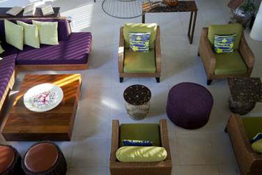 Une dcoration soigne, moderne, tendance et colore