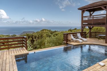 Vue de la piscine de la Plantation Ct Sud