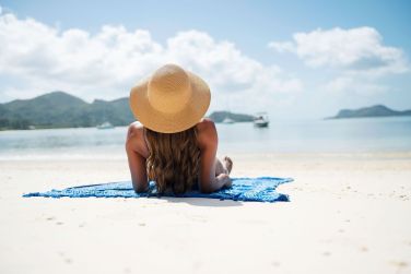 Vous pourrez dcouvrir les magnifiques plages de sable blanc de Praslin !