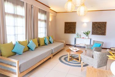 Le salon de la suite Famille