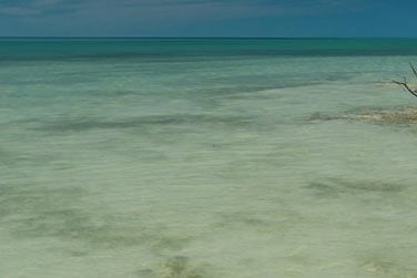 Une eau cristalline  perte de vue...