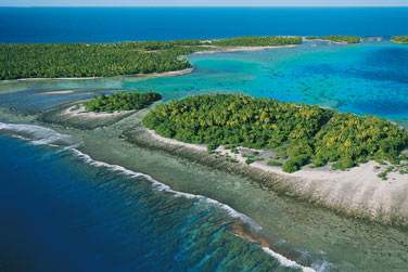 Rangiroa d'o son nom l'infini Lagon