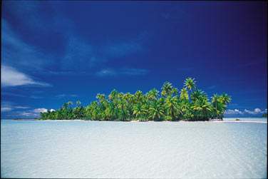 Rangiroa et ses deux passes .. Tiputa et Avatoru...