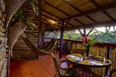 La terrasse du Bungalow Bougresse