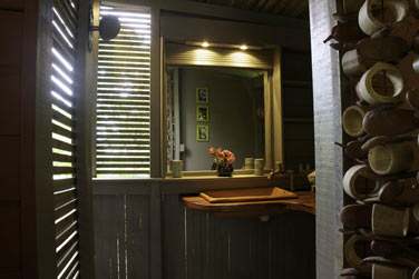 Salle de bain de la Cabane de Dimitri