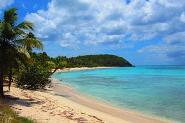 et du lagon turquoise...