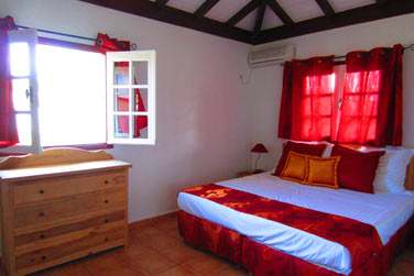 La chambre de la villa