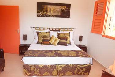 La dcoration d'une des chambres