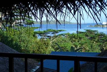une vue spectaculaire sur le lagon de Bora Bora