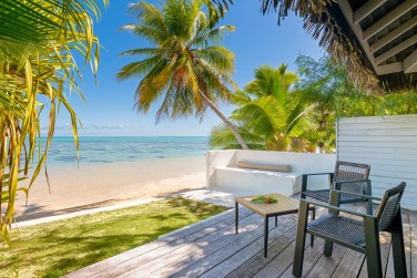 Vous serez log� dans la superbe pension Moorea Beach Lodge ...